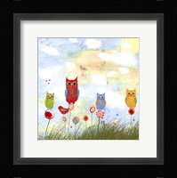 Owl Land Framed Print