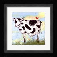 Moo Land Framed Print