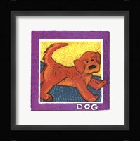 Whimsical Dog Framed Print