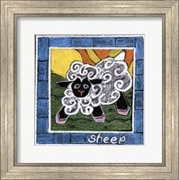 Whimsical Sheep Fine Art Print