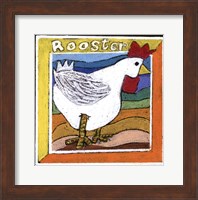 Whimsical Rooster Fine Art Print