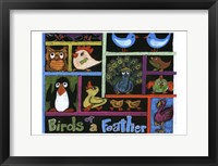 Birds of a Feather Framed Print