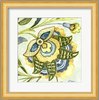 Decorative Golden Bloom IV Fine Art Print