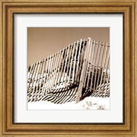 Fences in the Sand II Fine Art Print