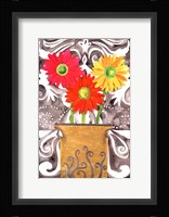 3 Tin Flowers Fine Art Print
