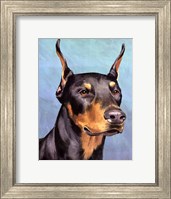 Dog Portrait-Dobie Fine Art Print
