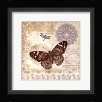 Butterfly Notes II Framed Print