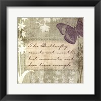 Butterfly Notes VII Fine Art Print