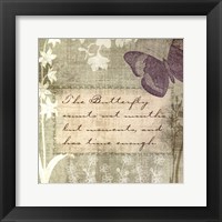 Butterfly Notes VII Fine Art Print