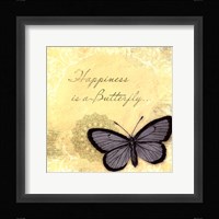 Butterfly Notes XI Framed Print