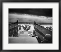 Into the Jaws of Death Framed Print