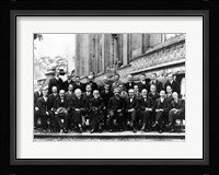 1927 Solvay Conference on Quantum Mechanics Framed Print