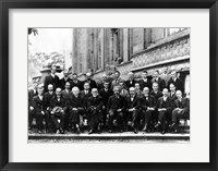 1927 Solvay Conference on Quantum Mechanics Framed Print
