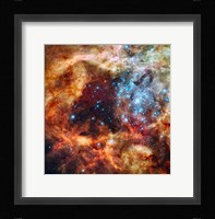 A Hubble Space Telescope image of the R136 Super Star Cluster Framed Print