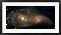 Colliding Spiral Galaxies Fine Art Print