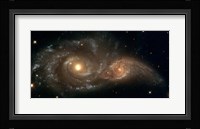 Colliding Spiral Galaxies Fine Art Print