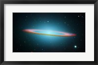 Sombrero Galaxy in Infrared Light Fine Art Print