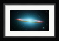 Sombrero Galaxy in Infrared Light Fine Art Print