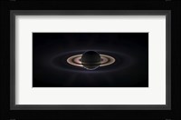 Saturn Eclipse Framed Print
