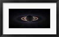Saturn Eclipse Framed Print