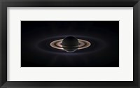 Saturn Eclipse Framed Print