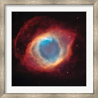 The Helix Nebula: a Gaseous Envelope Expelled By a Dying Star Fine Art Print