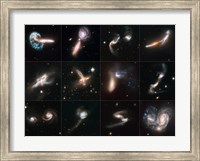Colliding Galaxies Fine Art Print