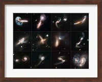 Colliding Galaxies Fine Art Print