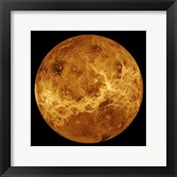 Venus Globe Framed Print