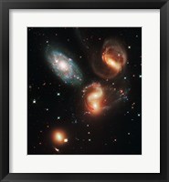 Galactic Wreckage Framed Print