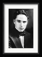 Charlie Chaplin - B&W Framed Print
