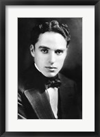 Charlie Chaplin - B&W Framed Print