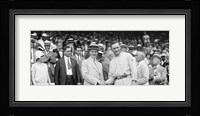 US President Calvin Coolidge Presenting the American League Diploma to Walter Johnson Fine Art Print