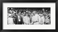 US President Calvin Coolidge Presenting the American League Diploma to Walter Johnson Fine Art Print