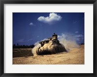 M3 Lee Tank, Training Exercises, Fort Knox, Kentucky Framed Print