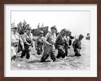 Gen. Douglas MacArthur Wades Ashore During Initial Landings at Leyte, Philippine Islands Fine Art Print