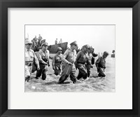 Gen. Douglas MacArthur Wades Ashore During Initial Landings at Leyte, Philippine Islands Fine Art Print