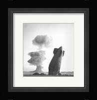 U.S. Navy Goodyear ZSG-3 Blimp, Nevada test Site, August 7, 1957 Fine Art Print