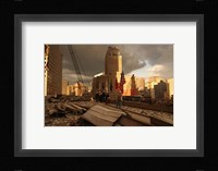 Debris On Surrounding Roofs at the site of the World Trade Center Fine Art Print