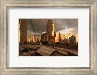 Debris On Surrounding Roofs at the site of the World Trade Center Fine Art Print