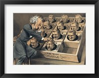 Great Presidential Puzzle Framed Print