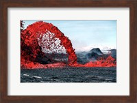 Arching fountain of a Pahoehoe Fine Art Print