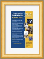 OSHA Job Safety and Health Version 2012 Fine Art Print