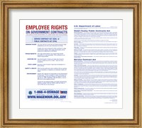 Employee Rights on Government Contracts 2012 Fine Art Print