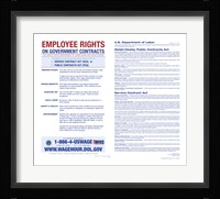 Employee Rights on Government Contracts 2012 Fine Art Print