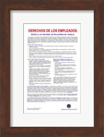 Employee Rights Spanish Version Fine Art Print