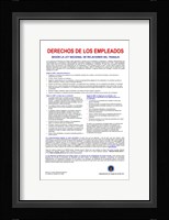 Employee Rights Spanish Version Fine Art Print