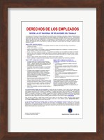 Employee Rights Spanish Version Fine Art Print