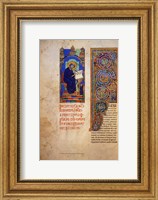 St Jerome with the Decorated Initial to His Prologue Fine Art Print