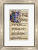 Initial C from 105th Psalm In Albani Psalter Fine Art Print